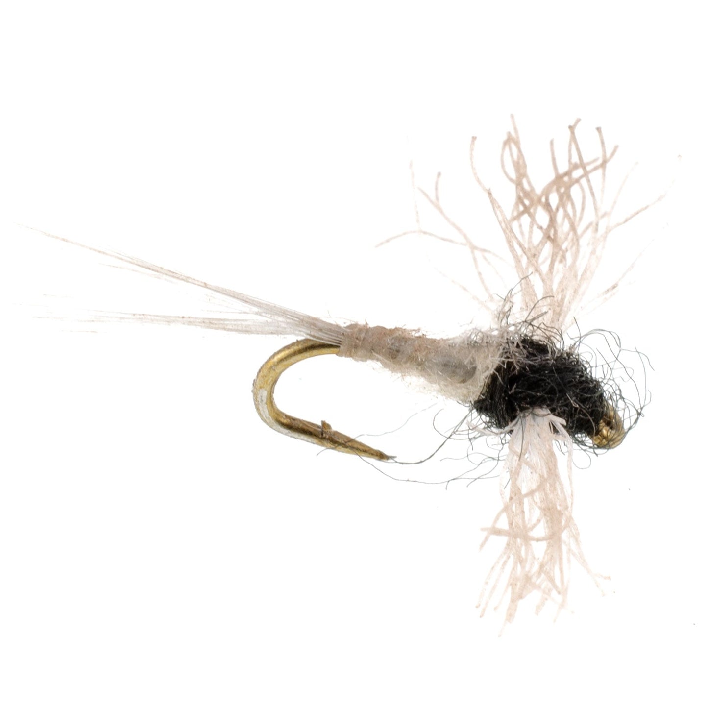 Z-Lon Wing Trico Spinner Kapok Body Hook 6 Flies Size 20
