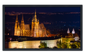 Professionally Framed Prague Castle Czech Republic Skyline High-Resolution Panoramic Photo 12x22 Wall Art