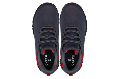 CALTO - Q218 - 2.4 Inches Taller (Grey/Red) - Ultra Lightweight