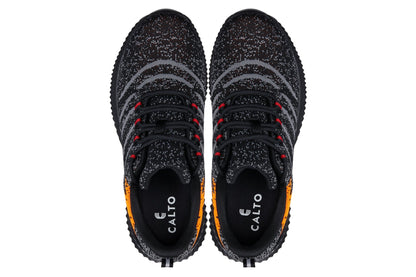 CALTO - Q219 - 2.4 Inches Taller (Neon Orange/Black/Grey) - Ultra Lightweight