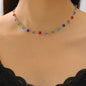Colorful Geometric Heart Candy Jewelry Set