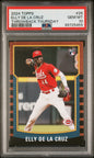 Graded 2024 Topps Elly De La Cruz #26 Throwback Thursday Rookie RC Baseball Card PSA 10 Gem Mint