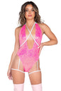 Low Cut Sequin Romper