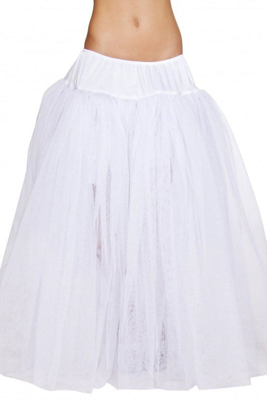Full Length White Petticoat
