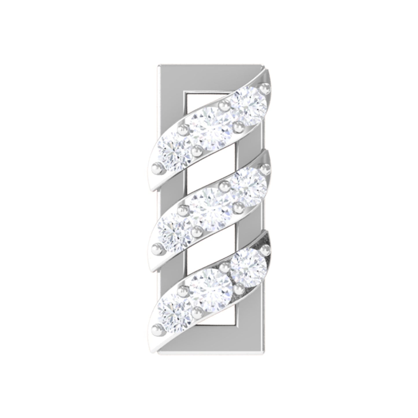 Minimalist Diamond Bar Earring for Tragus Piercing