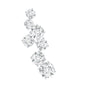 Simple Diamond Helix Piercing Earring with Flat Back