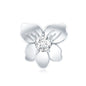 Nature Inspired Diamond Floral Helix Earring