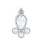 Vintage Style Moissanite Tragus Earring in Bezel Setting