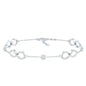 Certified Moissanite Infinity Chain Bracelet