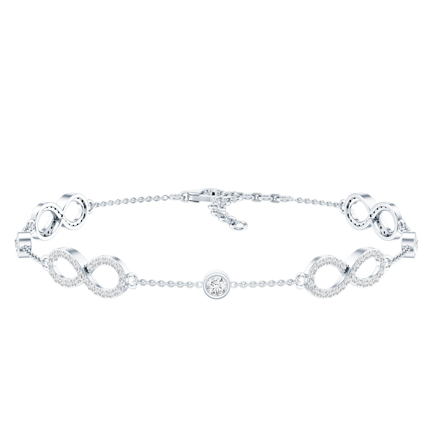 Lab Grown Diamond Infinity Bracelet for Women