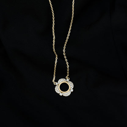 Certified Lab Grown Diamond Nature Inspired Necklace