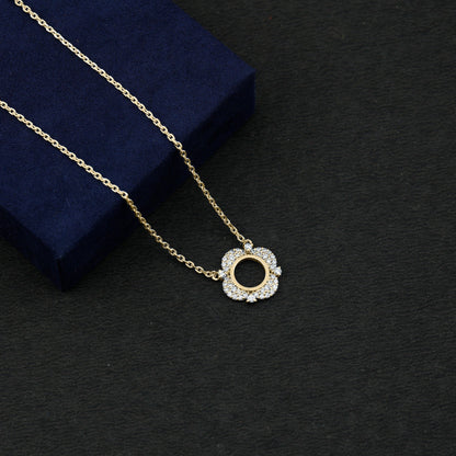 Certified Lab Grown Diamond Nature Inspired Necklace