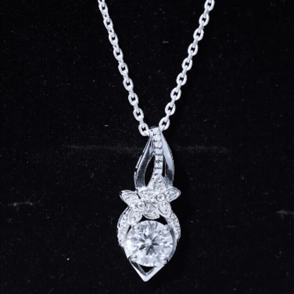 Certified Moissanite Designer Bridal Necklace For Wedding