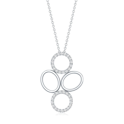 Certified Diamond Contemporary Necklace For Her