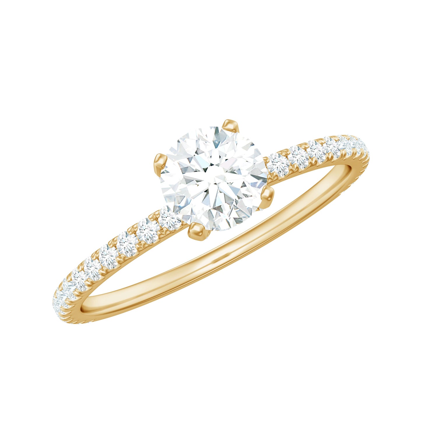 Minimalist Diamond Classic Engagement Ring