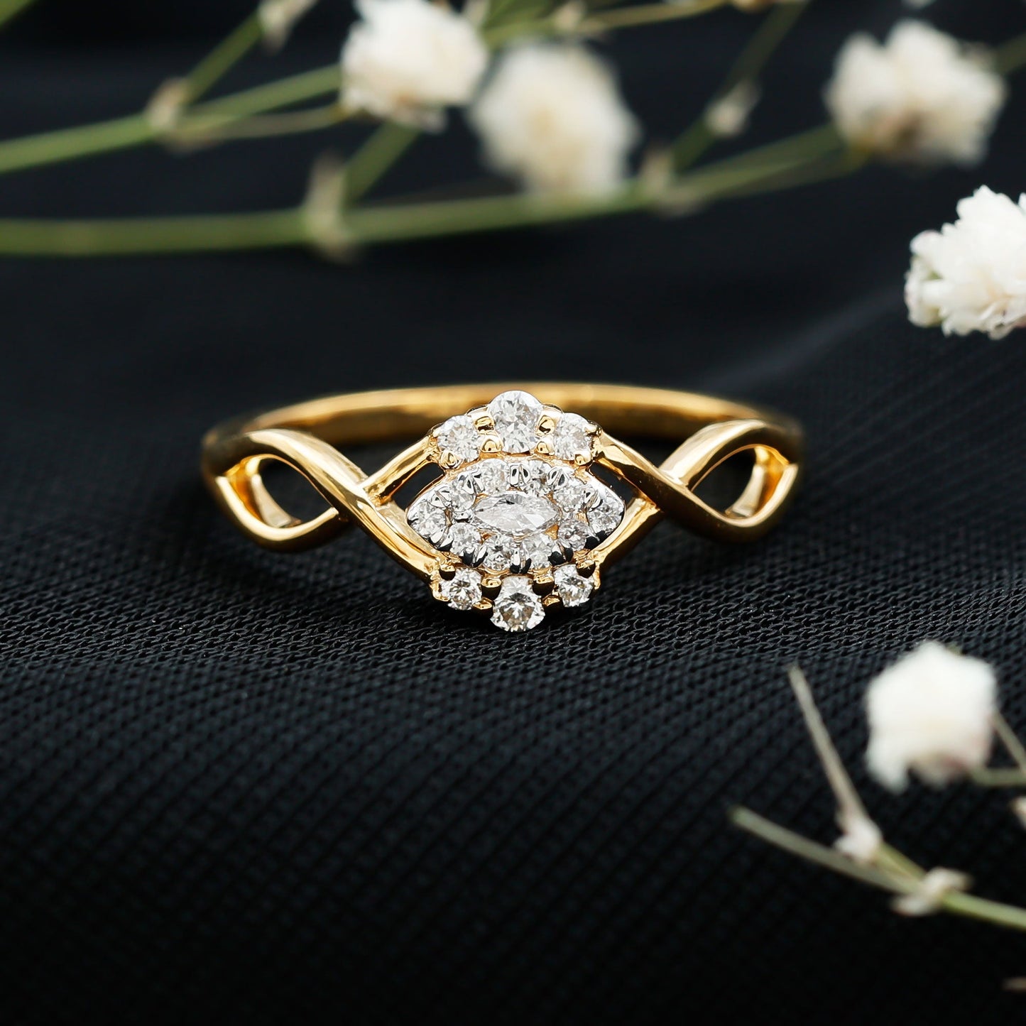 Certified Diamond Infinity Promise Ring