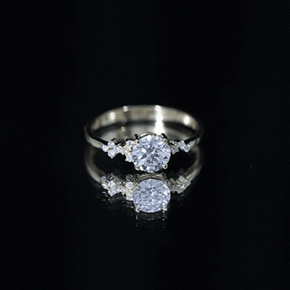 0.9 Carat Lab Grown Diamond Solitaire Engagement Ring