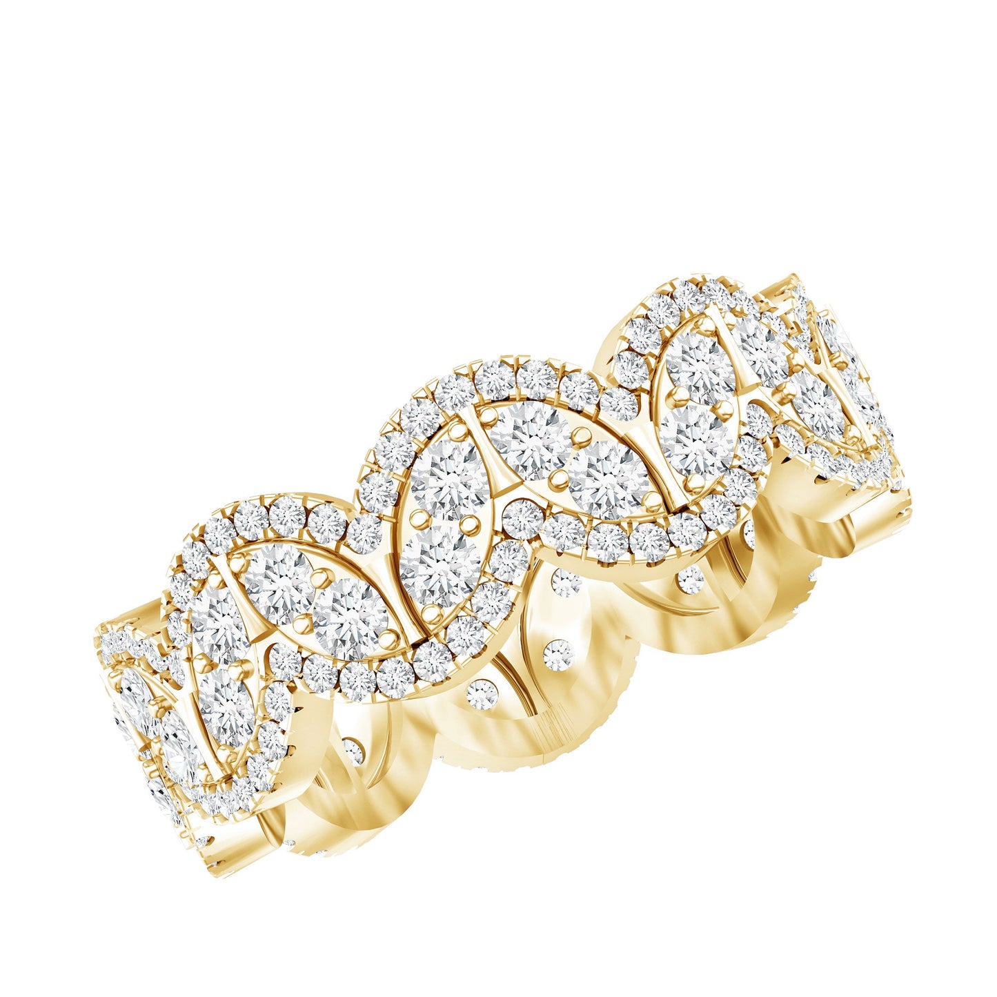 Certified Lab Diamond Vintage Inspired Wedding Ring