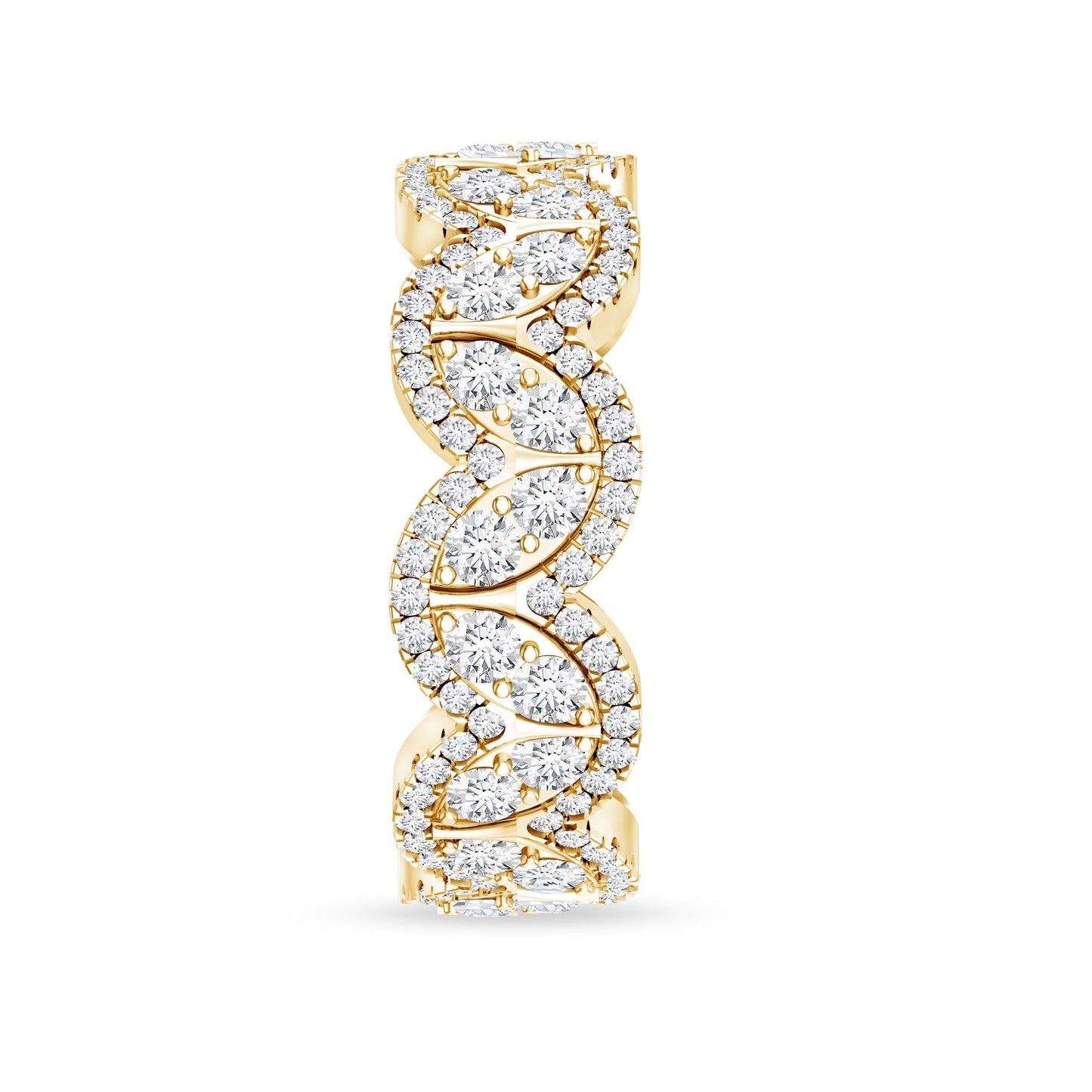 Certified Lab Diamond Vintage Inspired Wedding Ring