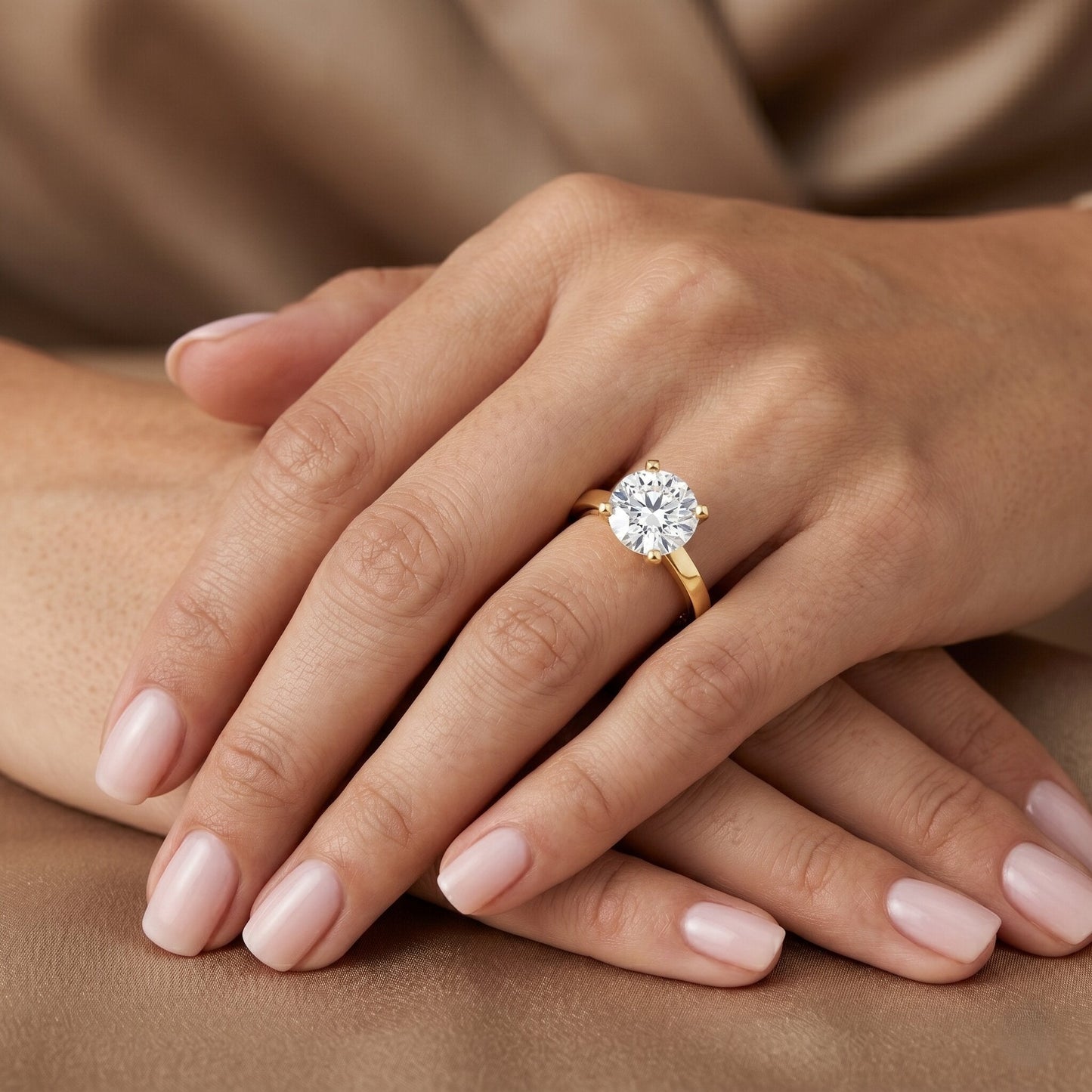 4 CT IGI Certified Lab Diamond Timeless Engagement Ring