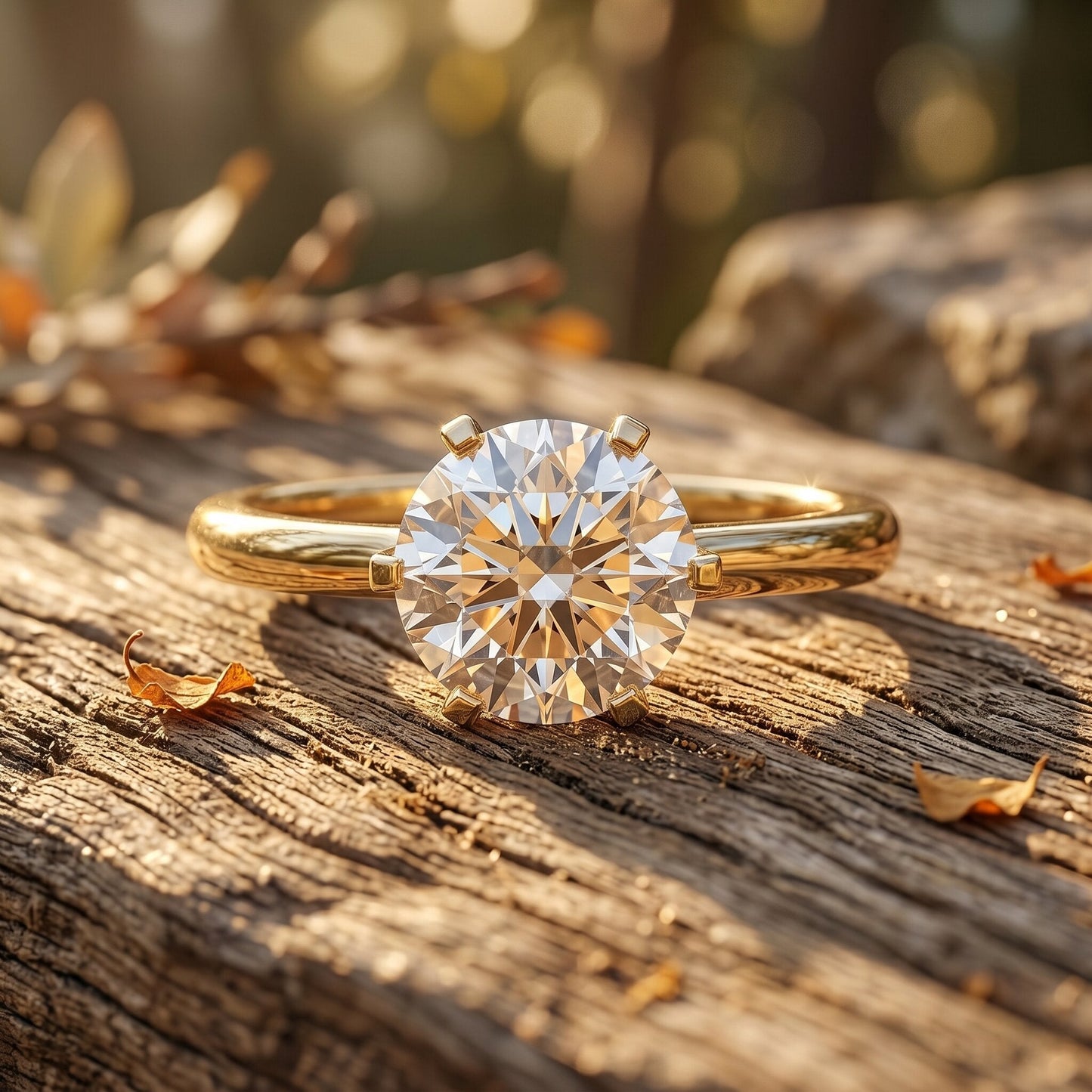 1 Carat Lab Grown Diamond Solitaire Engagement Ring with IGI Certificate