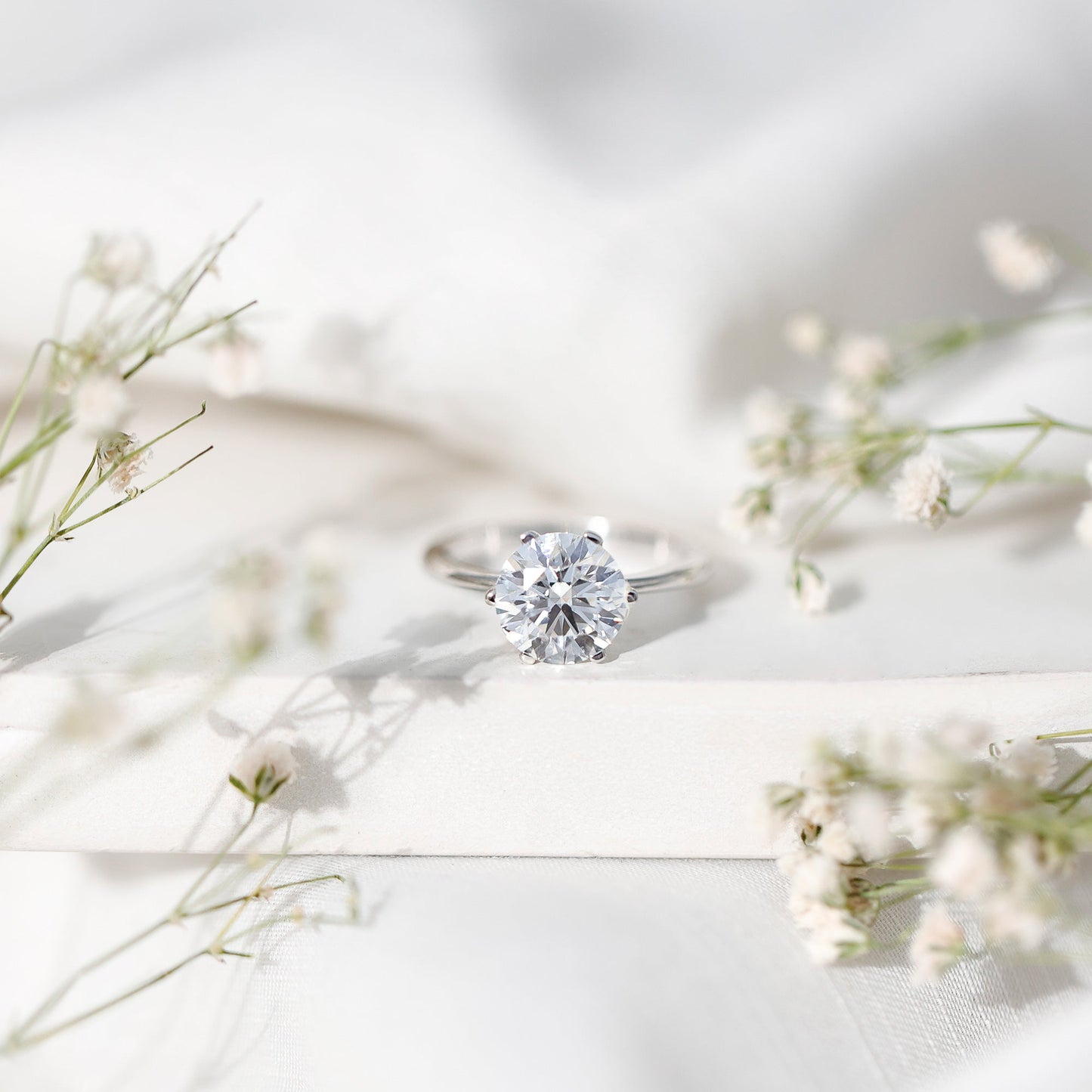 IGI Certified Lab Grown Diamond 2 CT Engagement Ring for Women