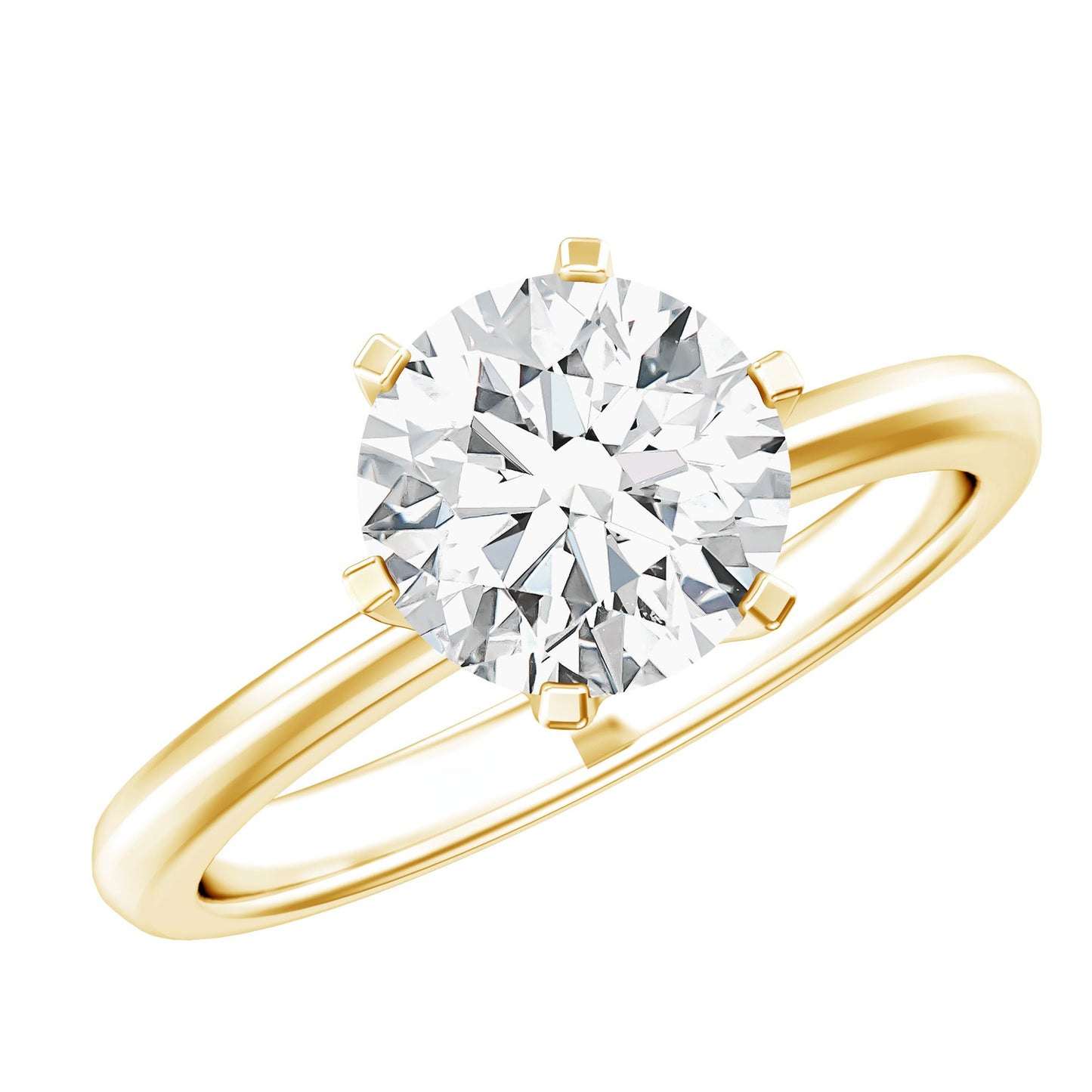 IGI Certified Lab Grown Diamond 2 CT Engagement Ring for Women