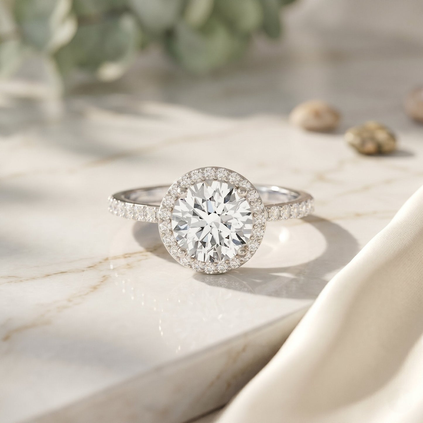 3 Carat IGI Certified Lab Grown Diamond Engagement Ring