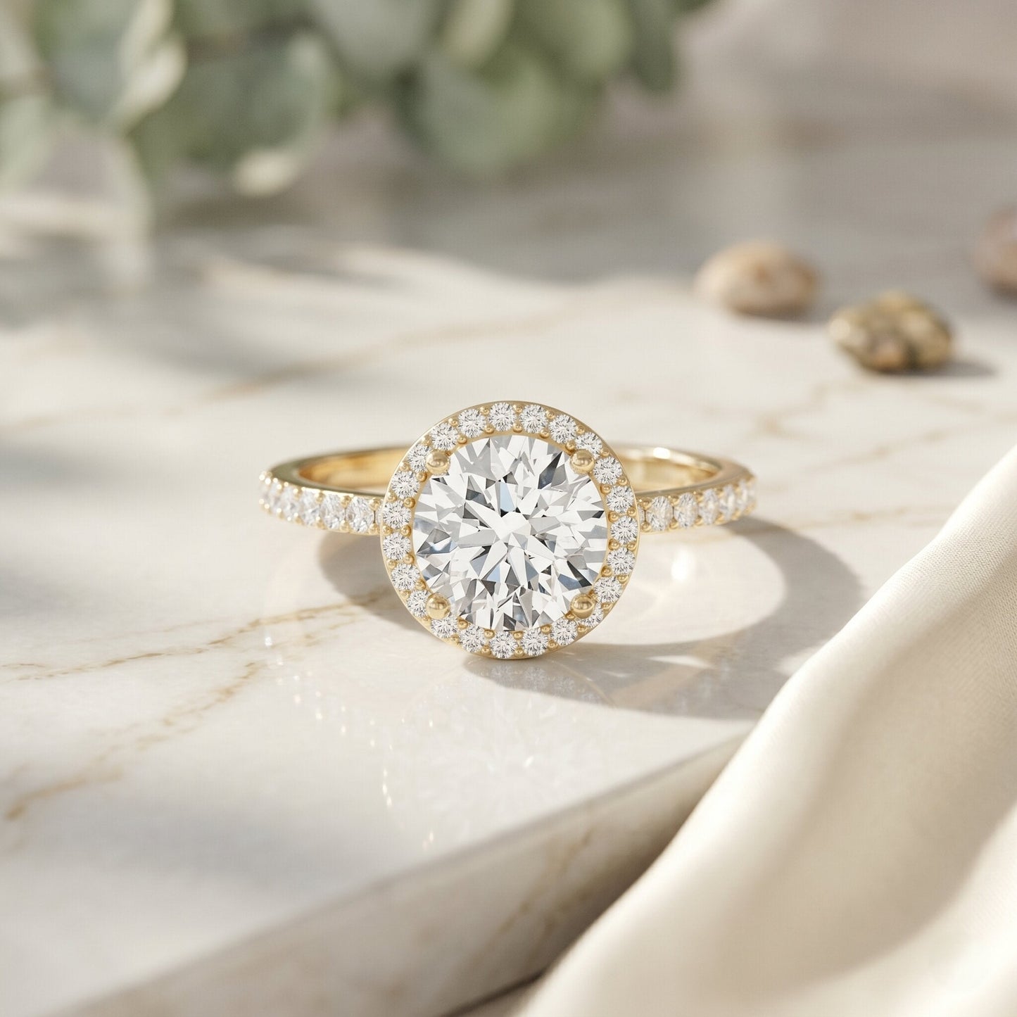 3 Carat IGI Certified Lab Grown Diamond Engagement Ring