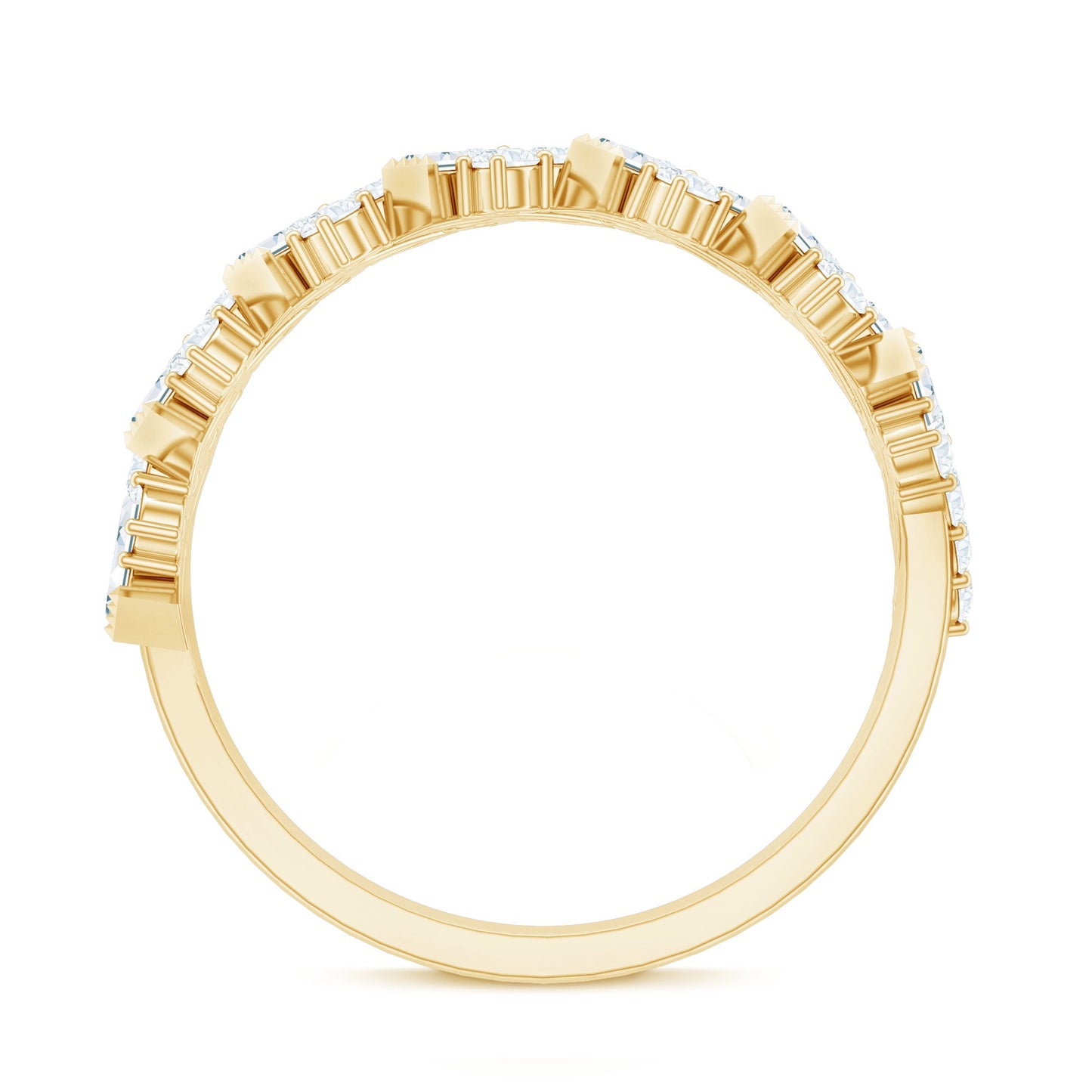 Natural Diamond Wedding Band for Women