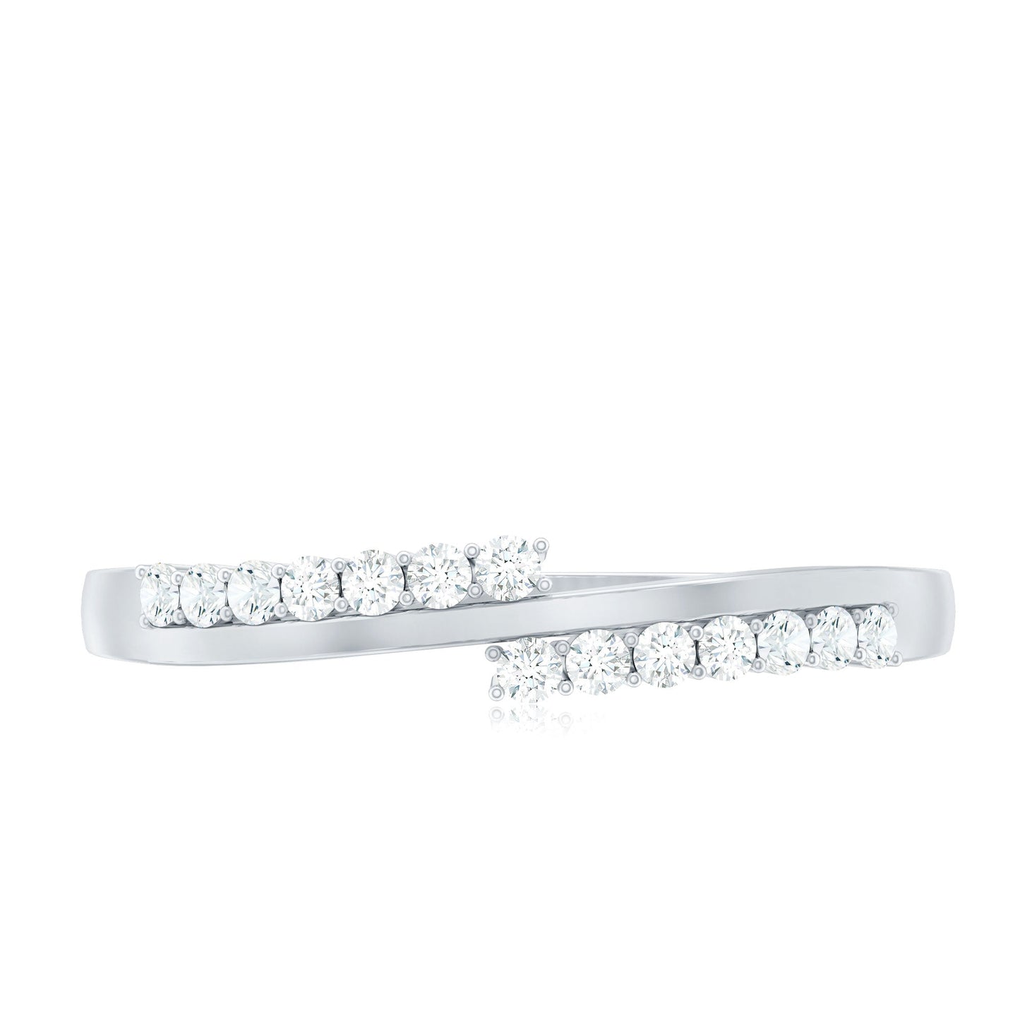 Minimalist Real Diamond Stackable Ring for Women