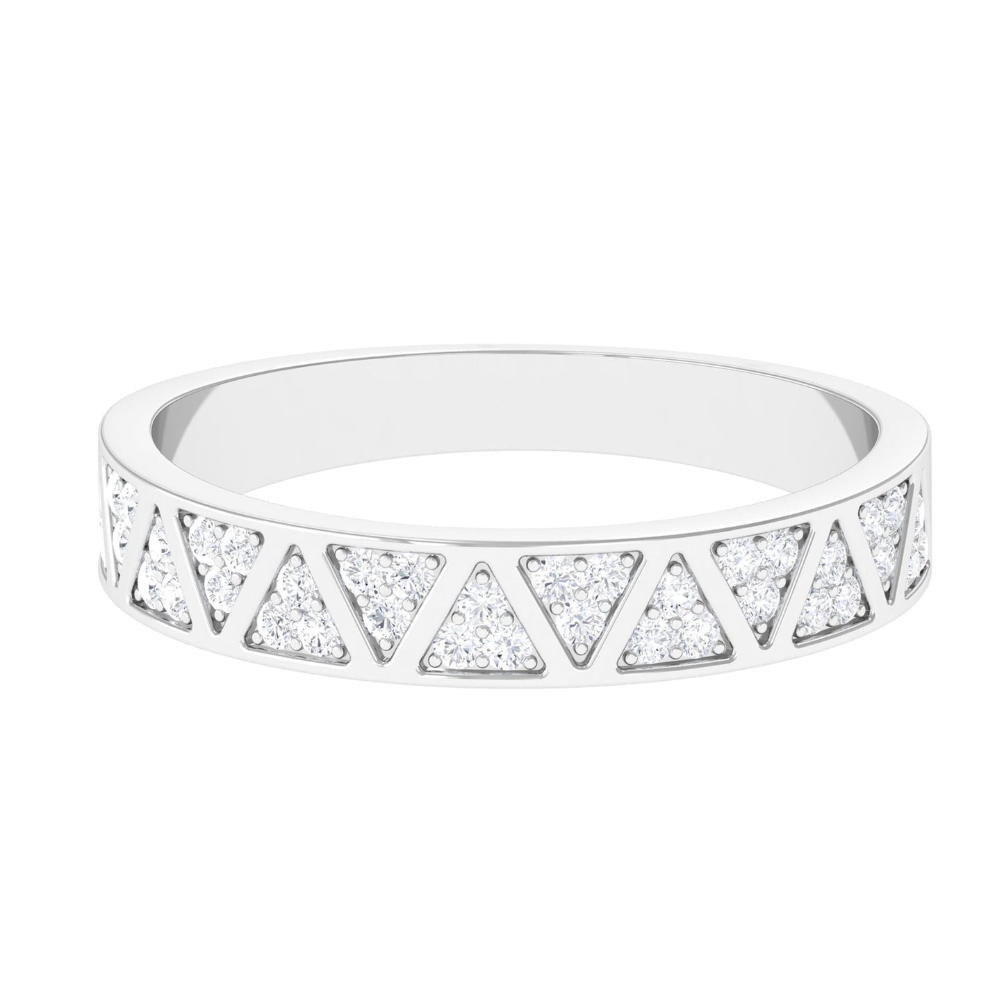 Certified Natural Diamond Wedding Band Ring for Women