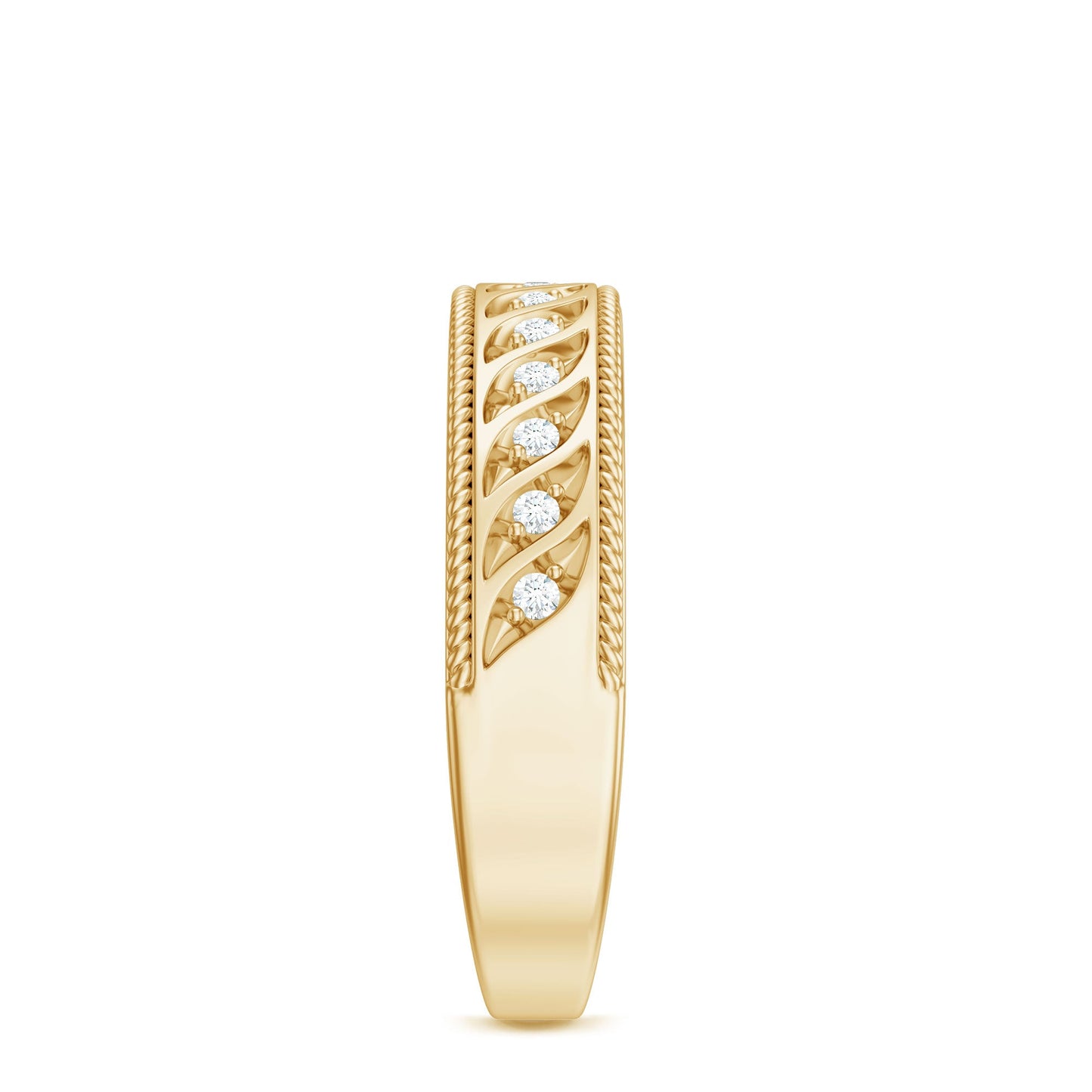 Designer Diamond Wedding Band Ring for Women