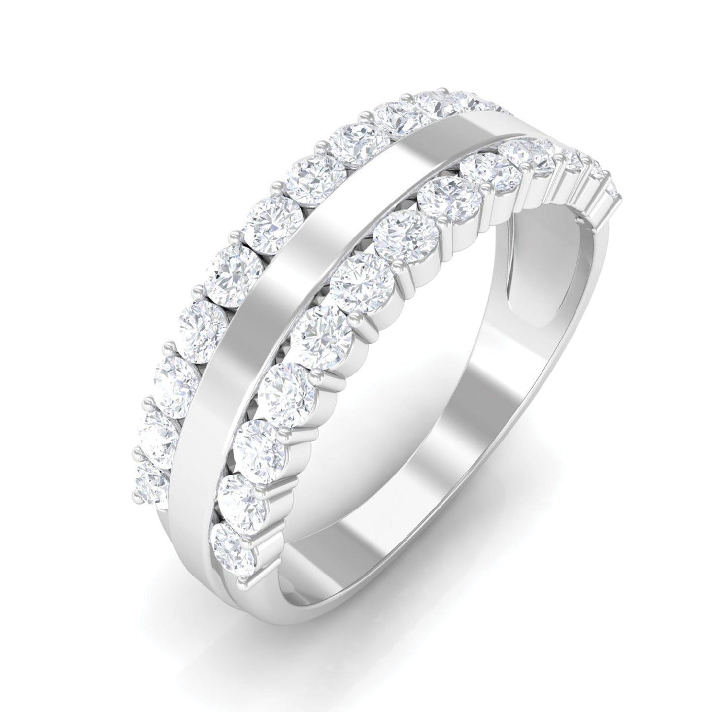 Certified Real Diamond Wedding Band Ring for Women
