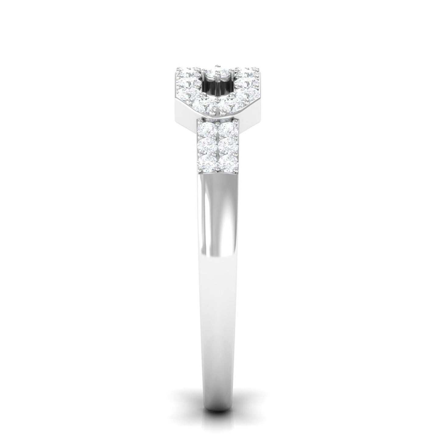 Contemporary Natural Diamond Ring for Women