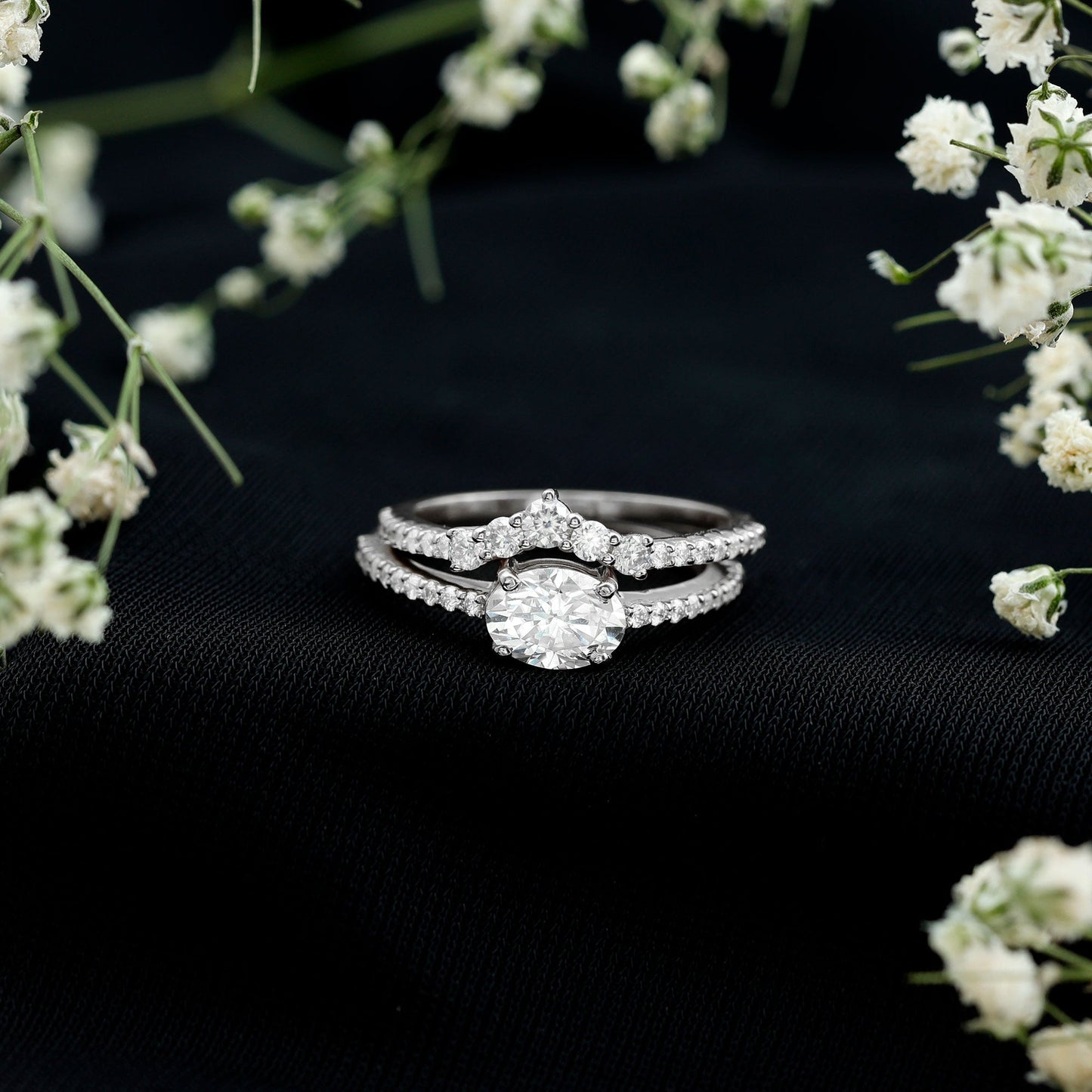 Certified 0.7 Carat Lab Grown Diamond Engagement Ring Enhancer