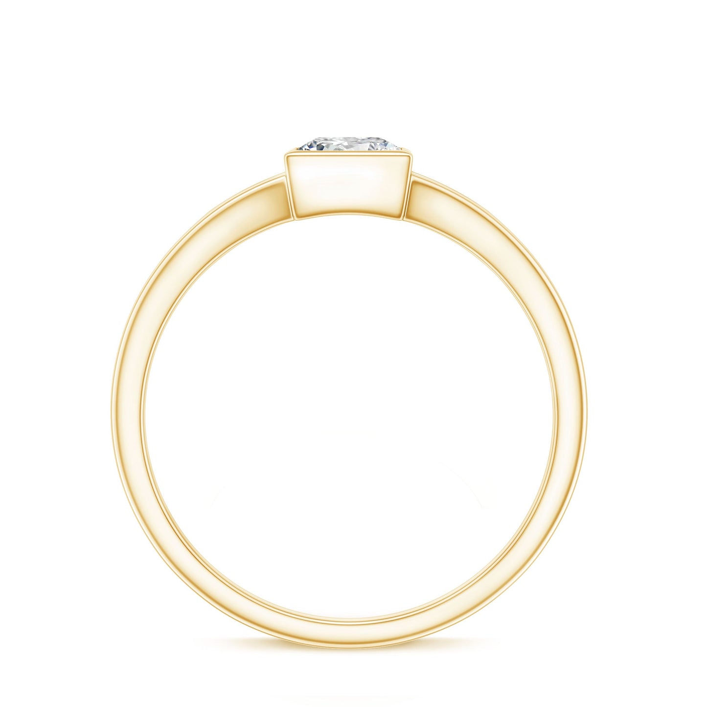 Certified 0.8 Carat Lab Grown Diamond Solitaire Promise Ring