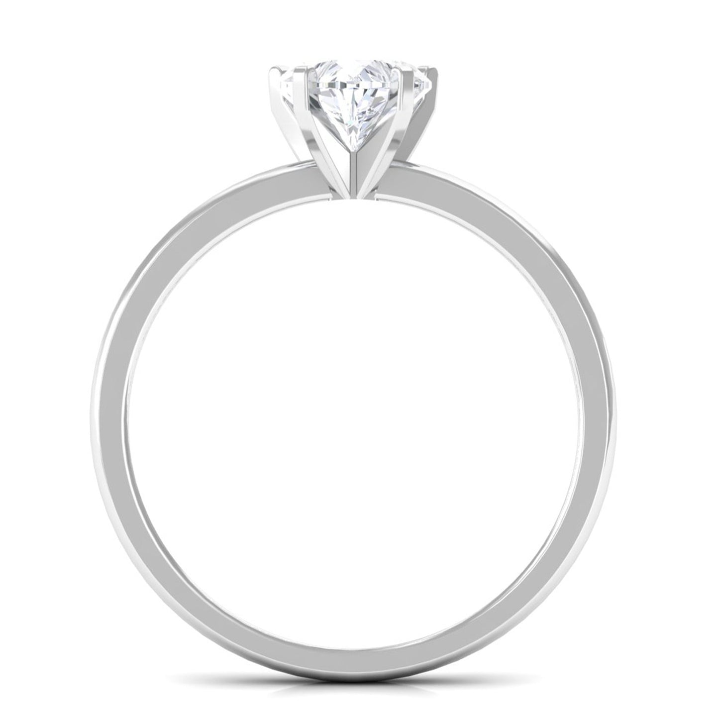 Certified 1.2 Carat Lab Grown Diamond Heart Engagement Ring