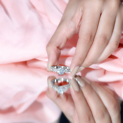 Lab Grown Diamond Vintage Style Engagement Ring