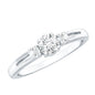 Certified Lab Created Diamond Promise Commitment Ring for Her