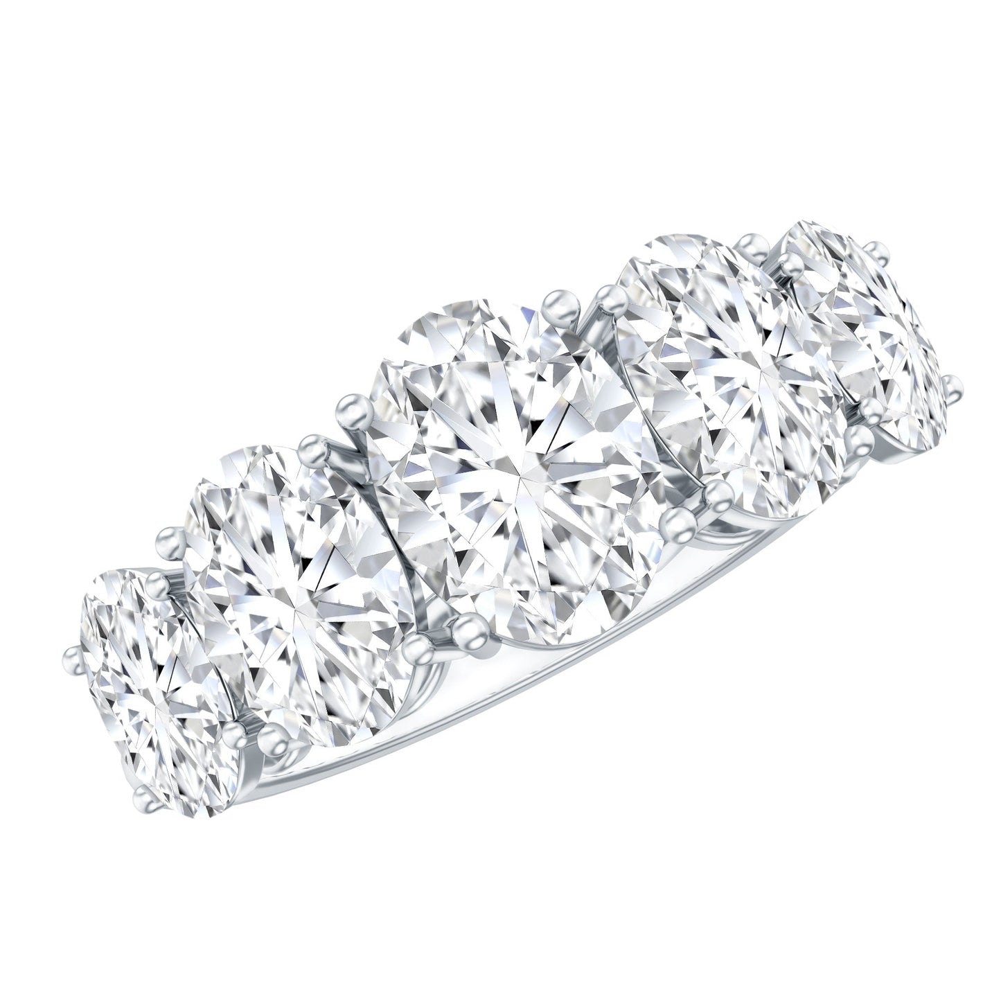 Lab Grown Diamond 5 Stone Statement Ring