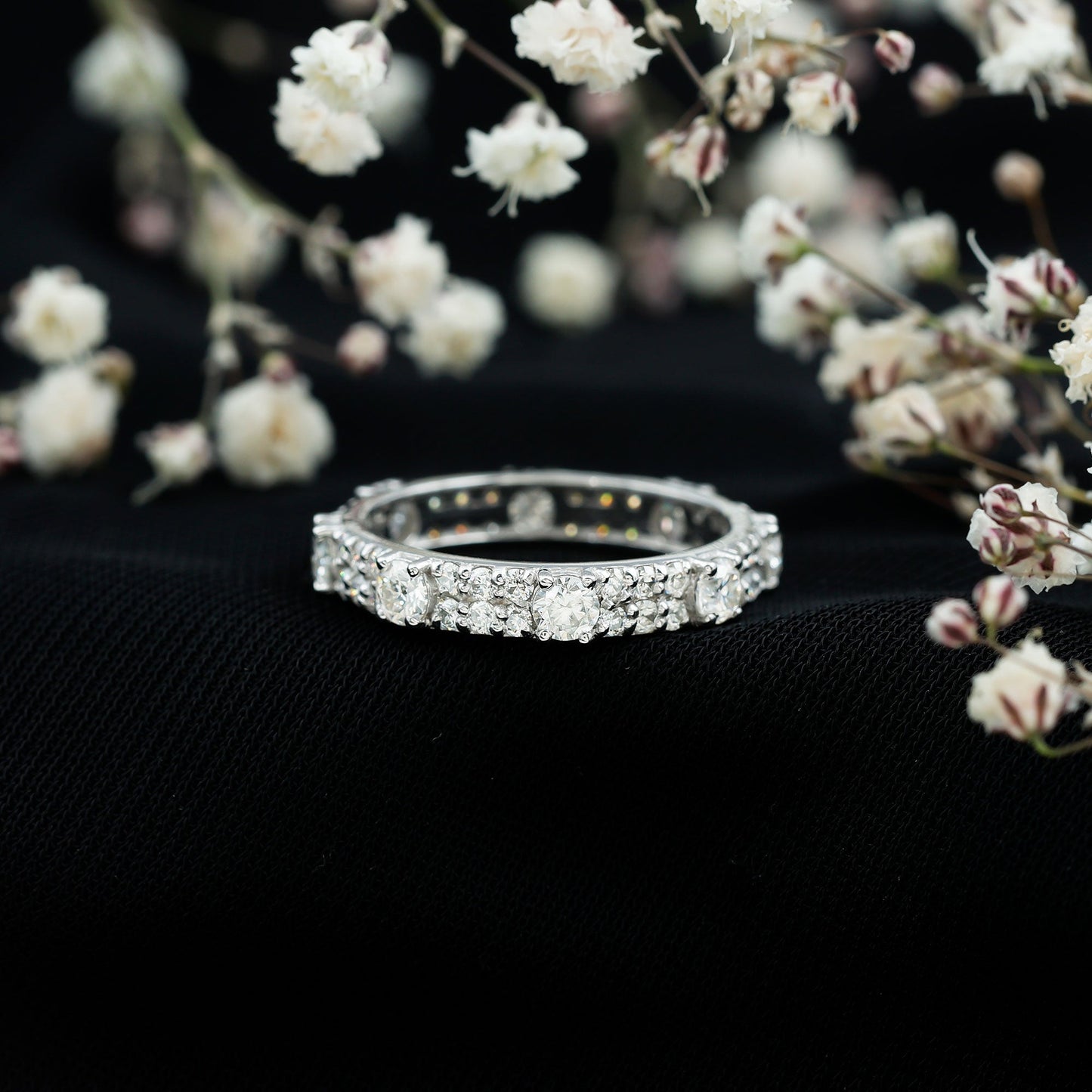 Full Eternity Lab Grown Diamond Wedding Band For Women