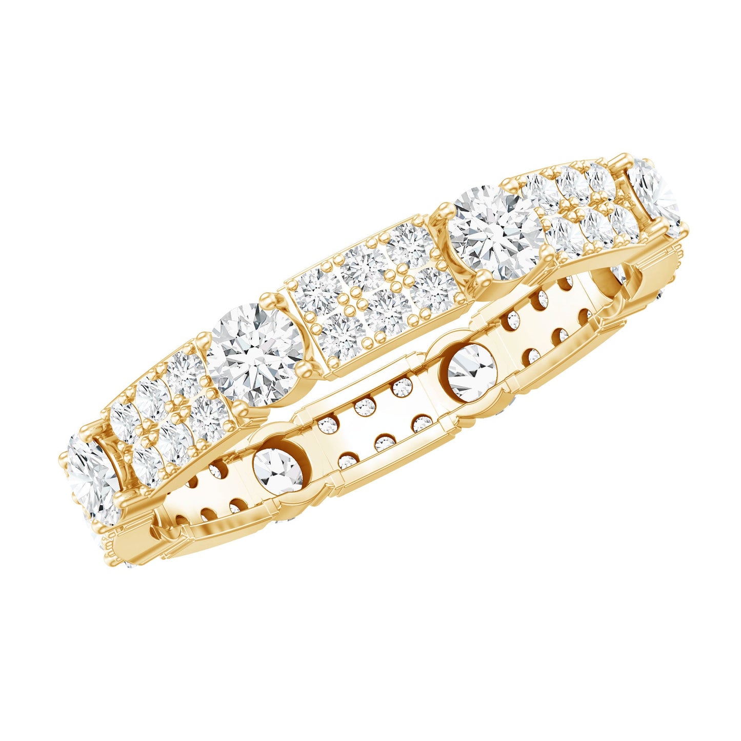 Full Eternity Lab Grown Diamond Wedding Band For Women