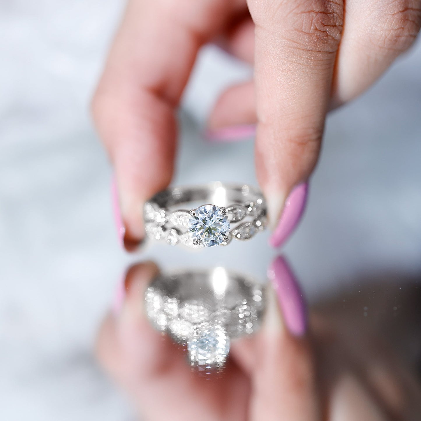 Diamond Designer Marriage Ring Set For Women