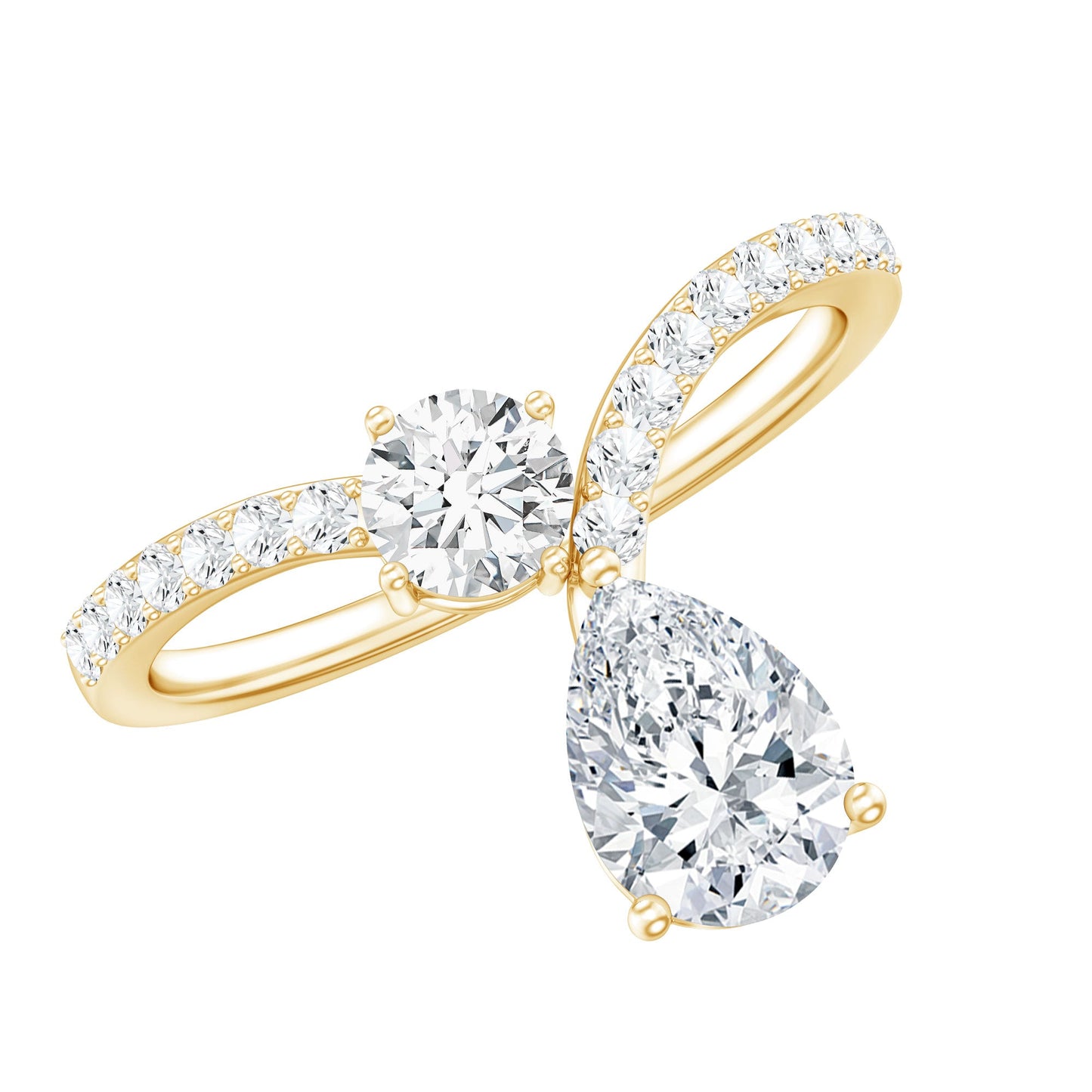 Designer Lab Grown Diamond Engagement Ring