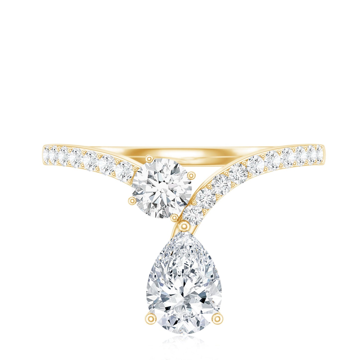 Designer Lab Grown Diamond Engagement Ring