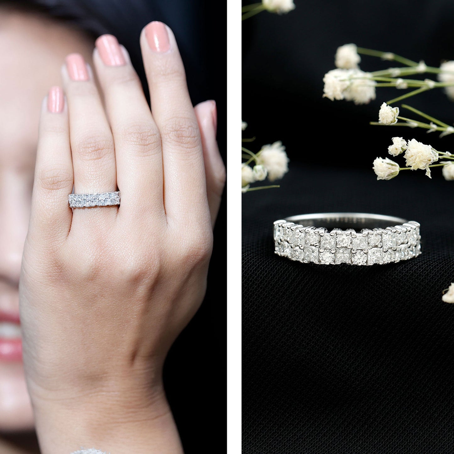 Lab Grown Diamond Wedding Anniversary Ring With Certificate