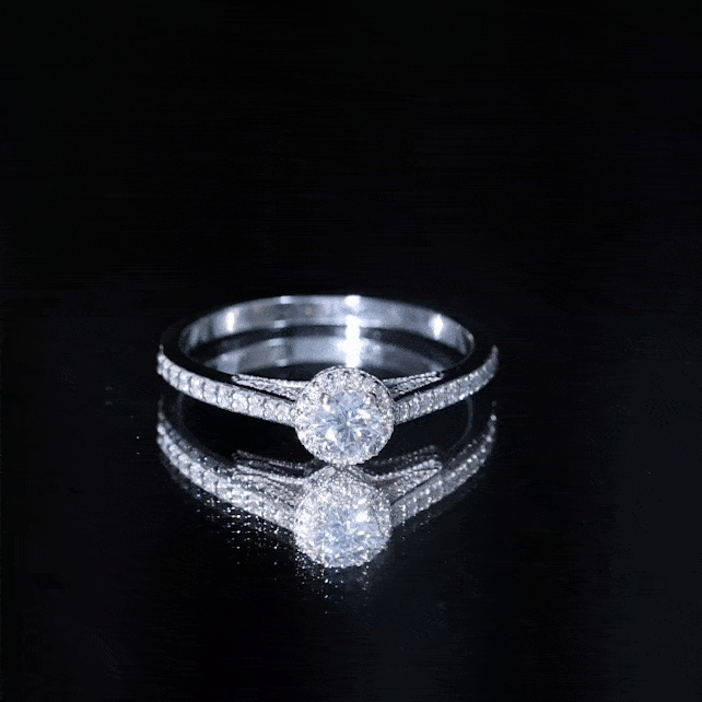 Diamond Vintage Looking Engagement Ring