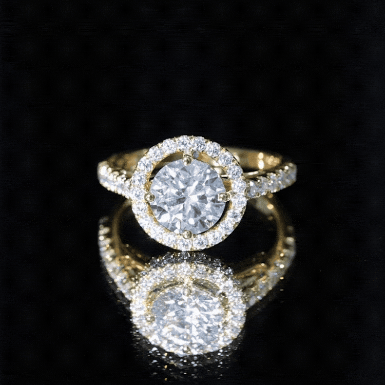 2 Carat Ethical Diamond Circle Engagement Ring