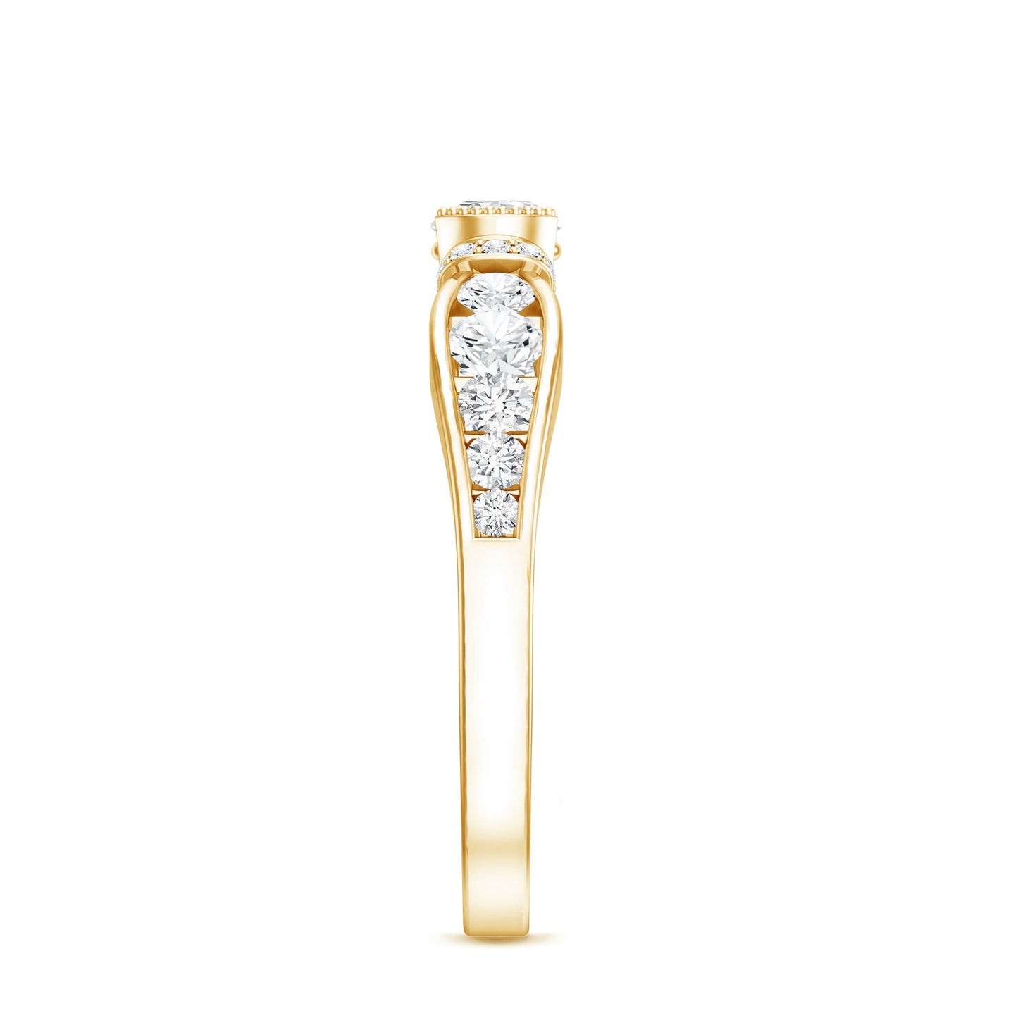 Vintage Style Moissanite Engagement Ring for Women